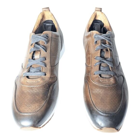 GORDON RUSH Connor Leather Perforated Sneaker Size 10.5 - Picture 4 of 10